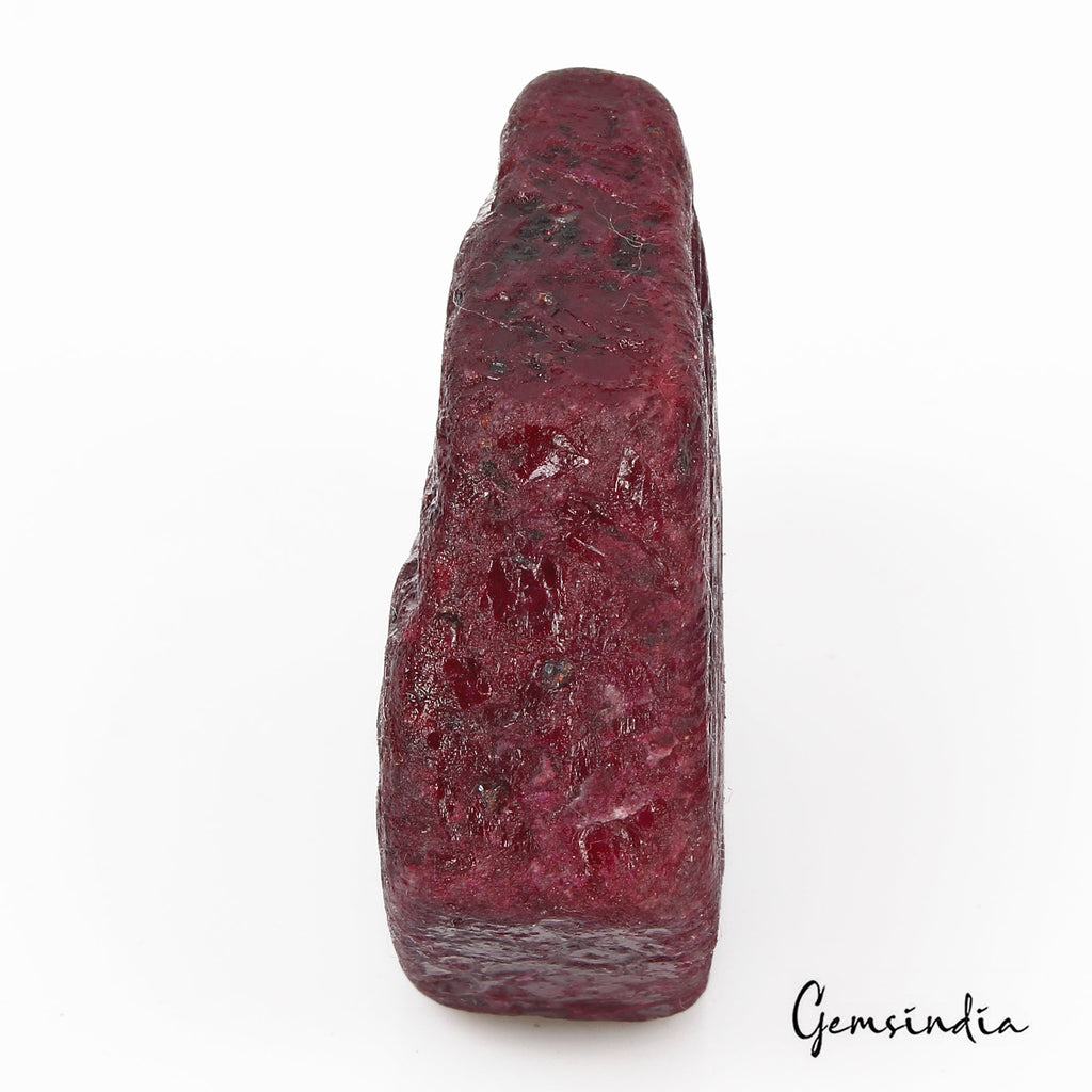 480 Cts Natural Red Ruby Earth Mined Hexagon Cut Druzy Rough Loose Huge Size Gem