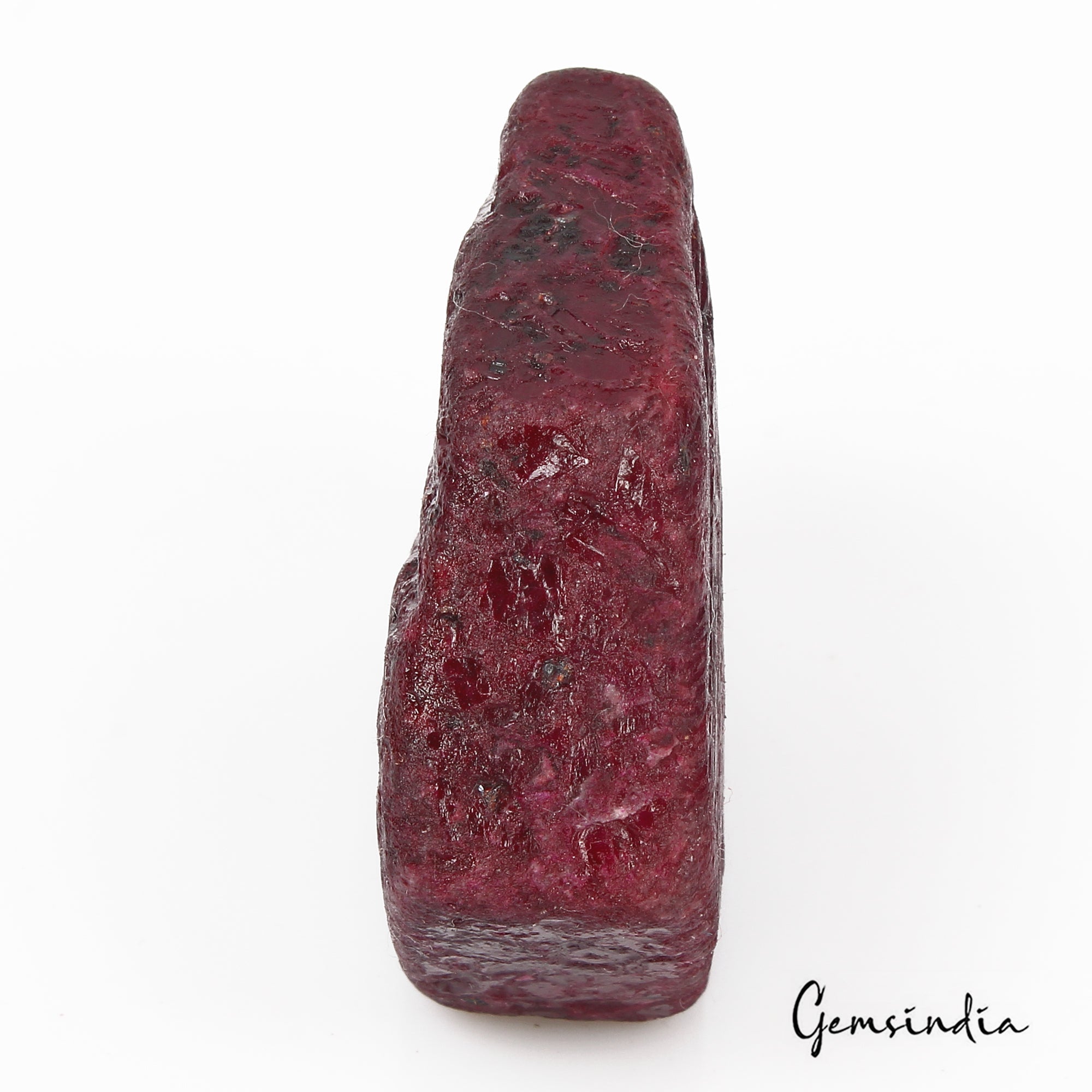 480 Cts Natural Red Ruby Earth Mined Hexagon Cut Druzy Rough Loose Huge Size Gem