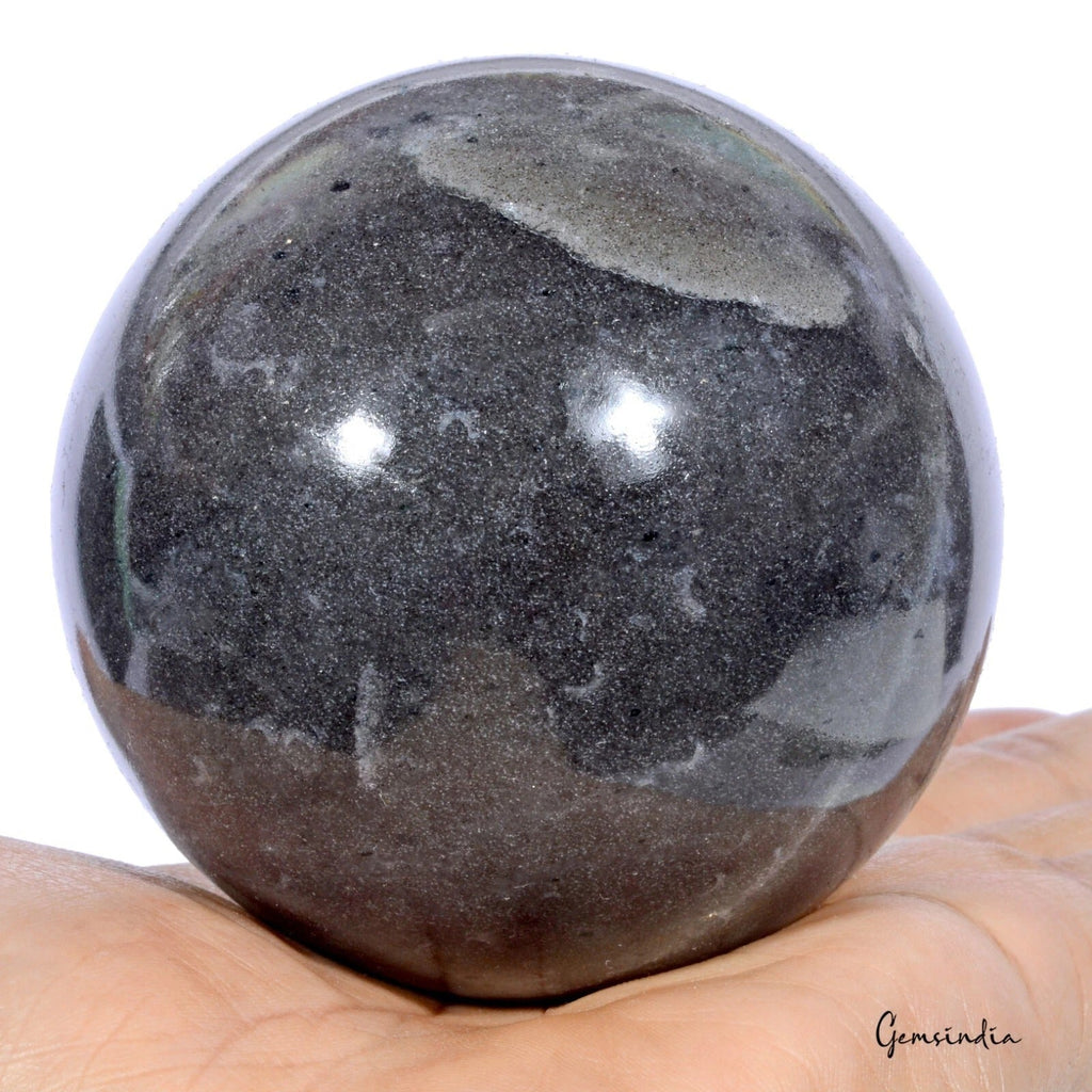 3250 Ct Natural Untreated Kiwi Jasper Healing Crystal Gemstone Sphere With Stand