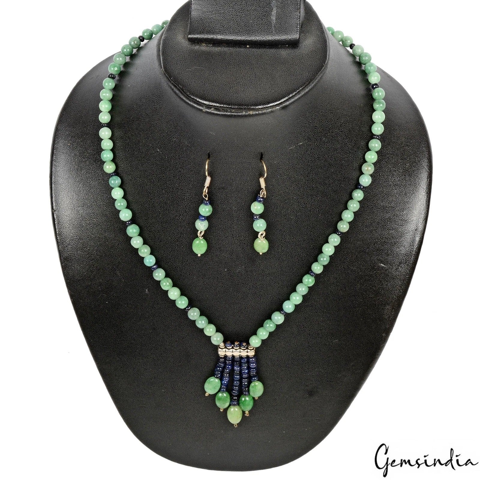 Emerald Jewelry — 18", 174.40 Ct, India