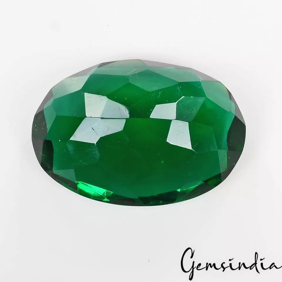 114.40 Ct Hydro Chrome Green Tourmaline Oval Cut Loose Rare Gem For Pendant~41mm