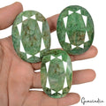 Emerald Lot, Loose Gemstone, Green — 3 Pieces, 52mm to 58mm, 970 Ct, Brazil