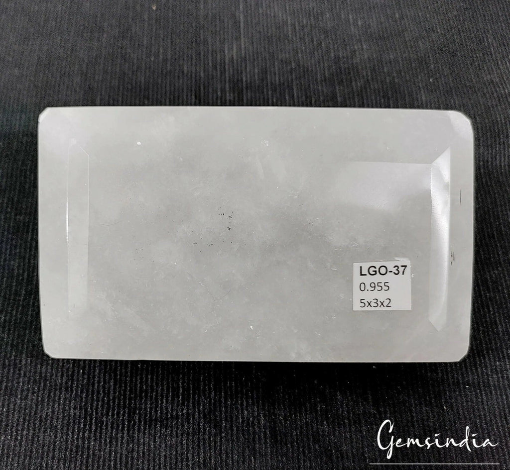 4775 Ct Natural Untreated White Quartz Crystal Octagon Cut Museum Size Loose Gem