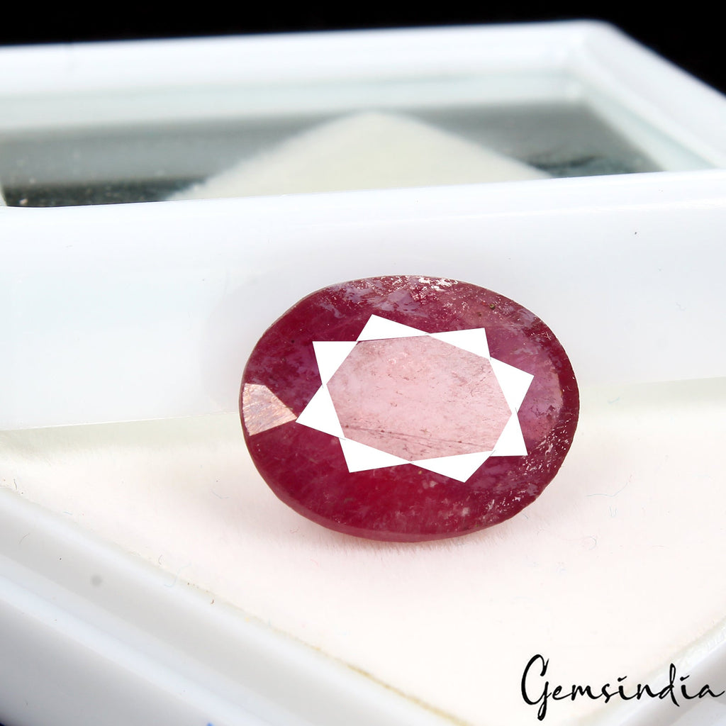 10.50 Ct.Museum Gem! Natural Top Red Pink Normal Heated Ruby Mozambique Gemstone