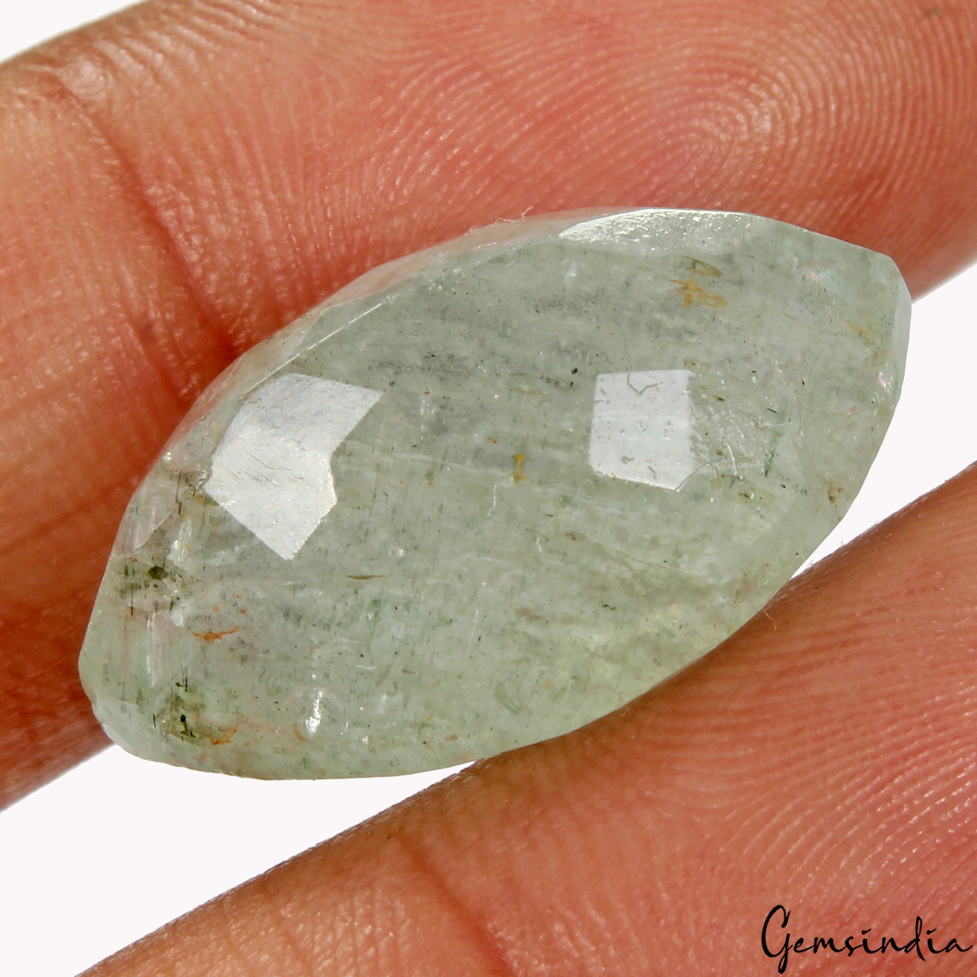 25Ct Natural Untreated Aqua Green Aquamarine Marquise Cut Loose Gemstone, Brazil