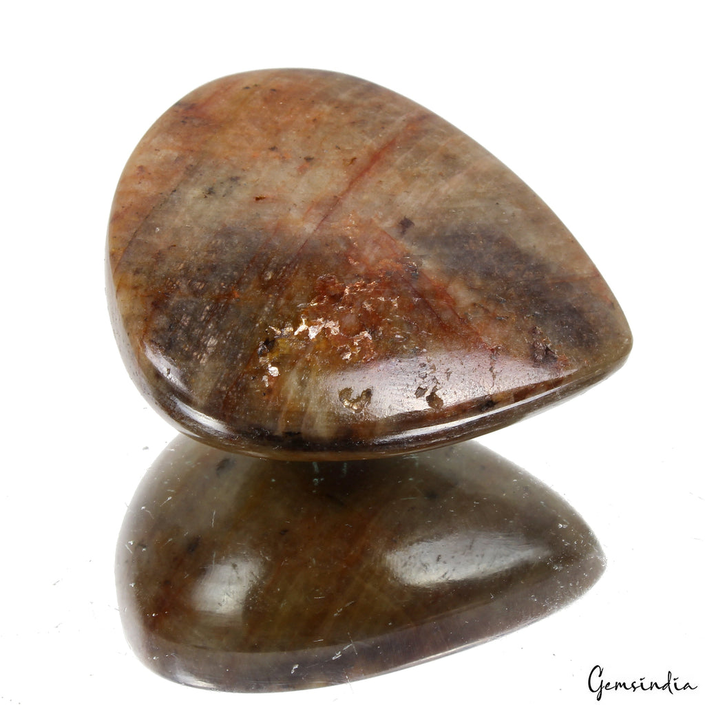 330 Ct Natural Untreated Brown Sapphire Pear Cab Earth Mined Huge Loose Gemstone