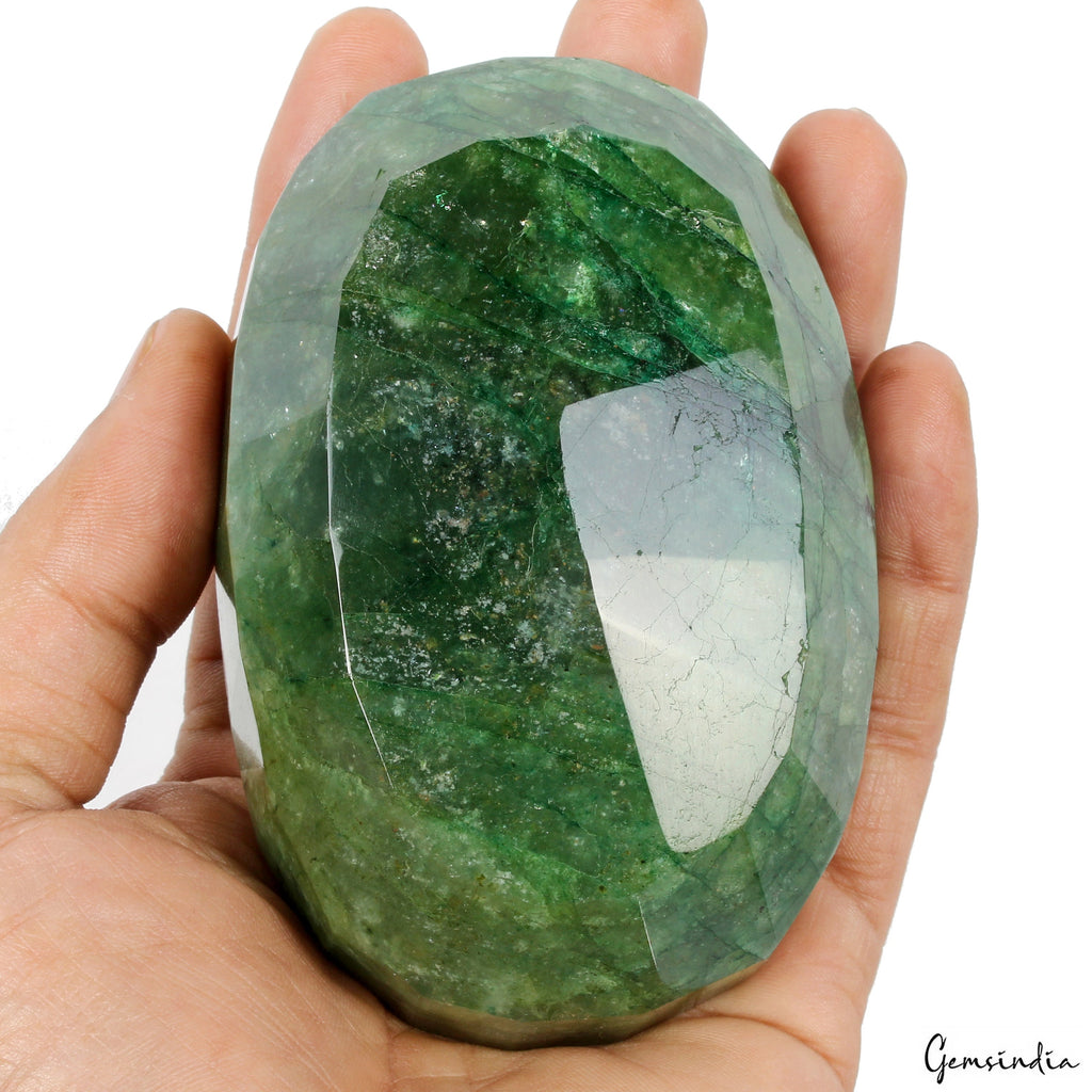 2700 Cts Natural Green Emerald Oval Cut Huge Earth Mined Museum Size Gemstone