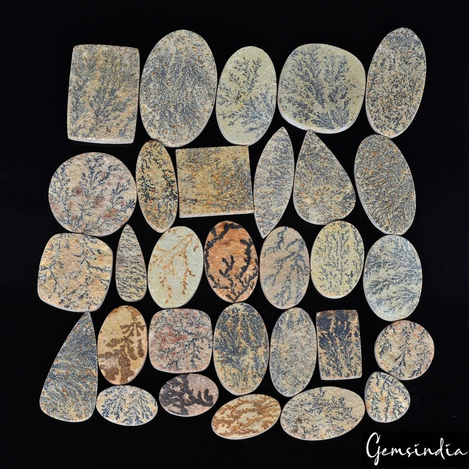 Psilomelane Lot, Loose Gemstone, Untreated — 30 Pieces, 25mm to 62mm, 1520 Ct