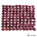 Certified 330 Cts/100 Pcs Natural Red Ruby Oval Cab 8-9mm Loose Gems For Jewelry