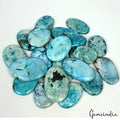 3200 Ct/22 Pcs Natural Designer Blue Turquoise Cabochon Loose Wholesale Gems Lot