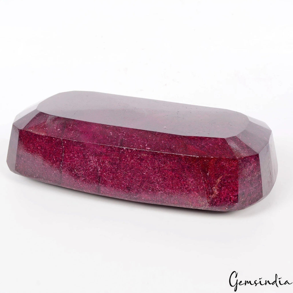 4.4 Kilo Natural Huge Red Ruby 8.75 in Oval Cut Earth Mined For Gallery Stone
