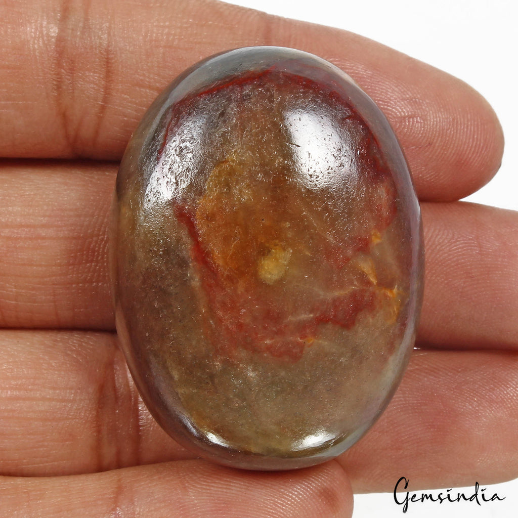 300 Cts Natural Untreated Bi Color Sapphire Oval Cab Loose Huge Earth Mined Gem
