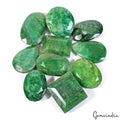 1020 Ct./10 Pieces Natural Green Emerald Mix Loose Gemstones Lot, Faceted Stone
