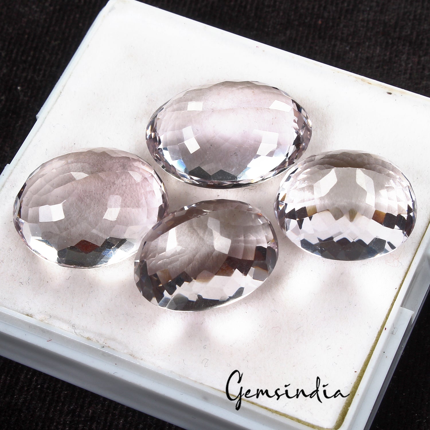 115.70 Cts./4 Pcs Natural Bolivian Lavender Amethyst Oval Loose Gems For Jewelry