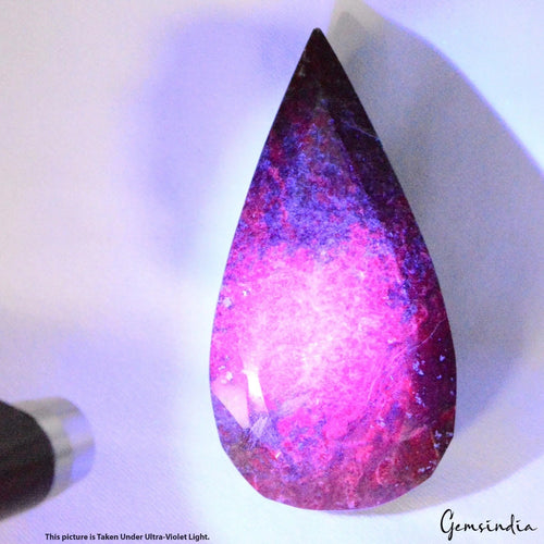 1.2Kilo Natural Ruby Kyanite Pear Untreated Huge Earth Mined Madagascar Gemstone