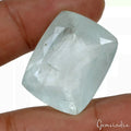 Certified 58.80 Ct 27x22mm Cushion Cut Natural Aquamarine Unheated Brazil Gem