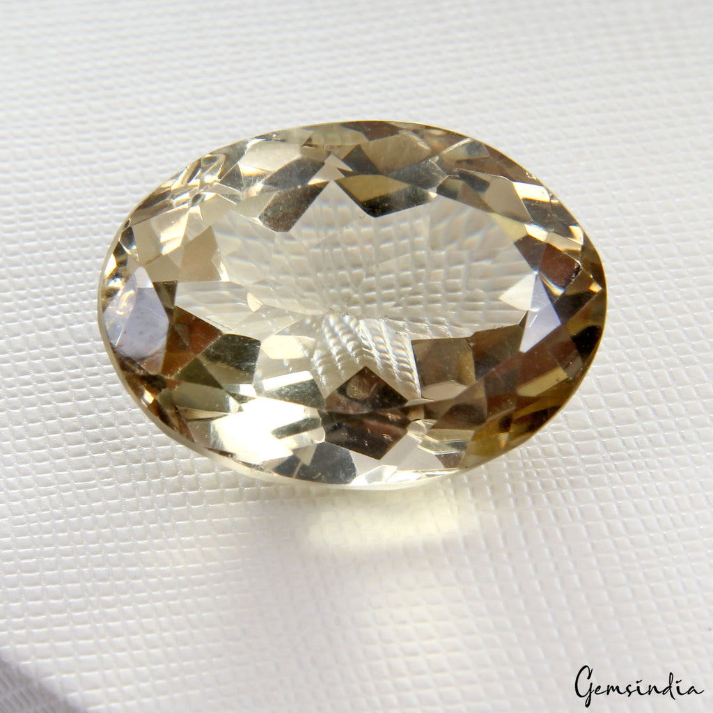 VVS 34.80Ct Natural Citrine Oval Cut Loose Untreated Brazil Gemstone For Jewelry