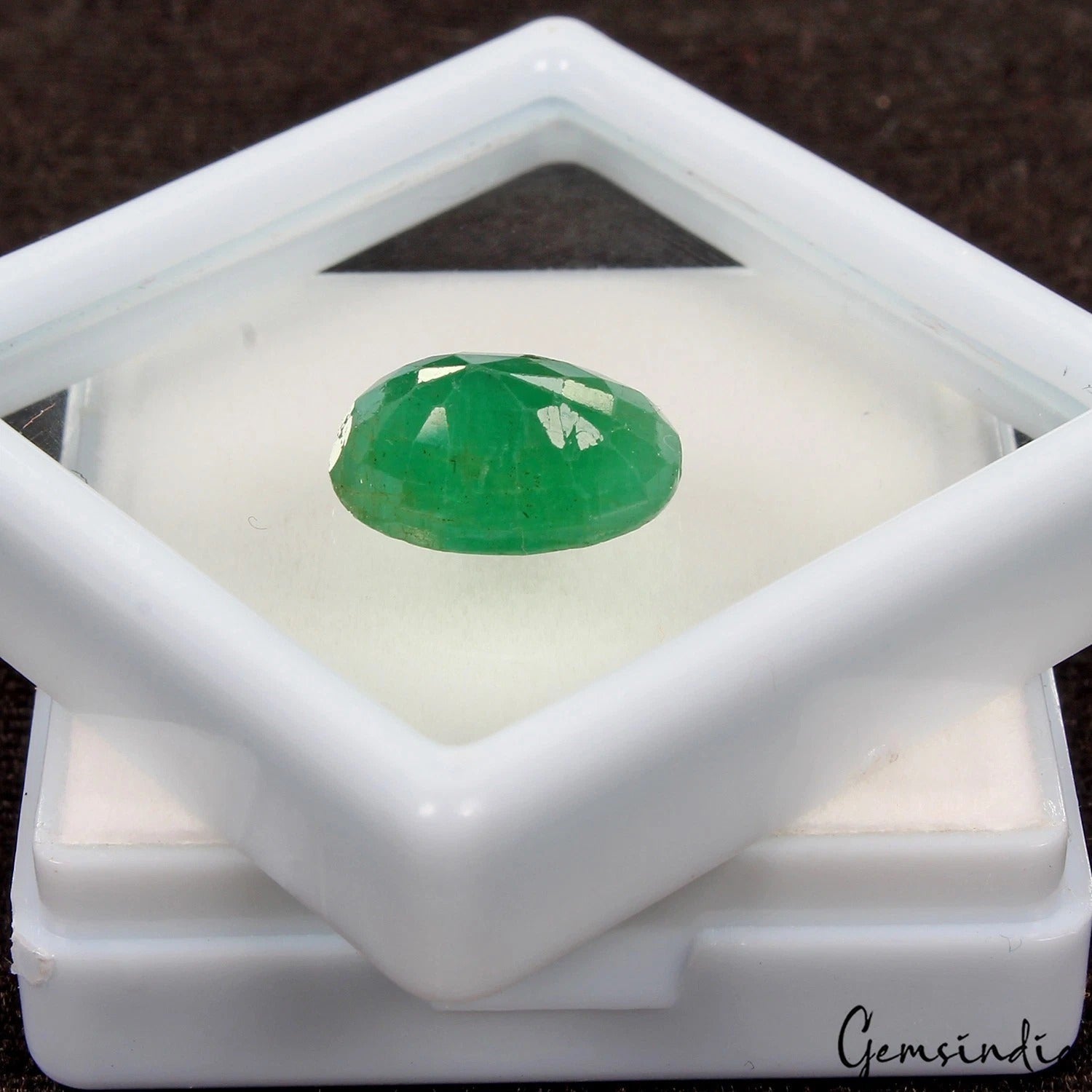 Certified 6.80 Cts Natural Zambian Green Emerald Oval Faceted Cut Gem For Ring
