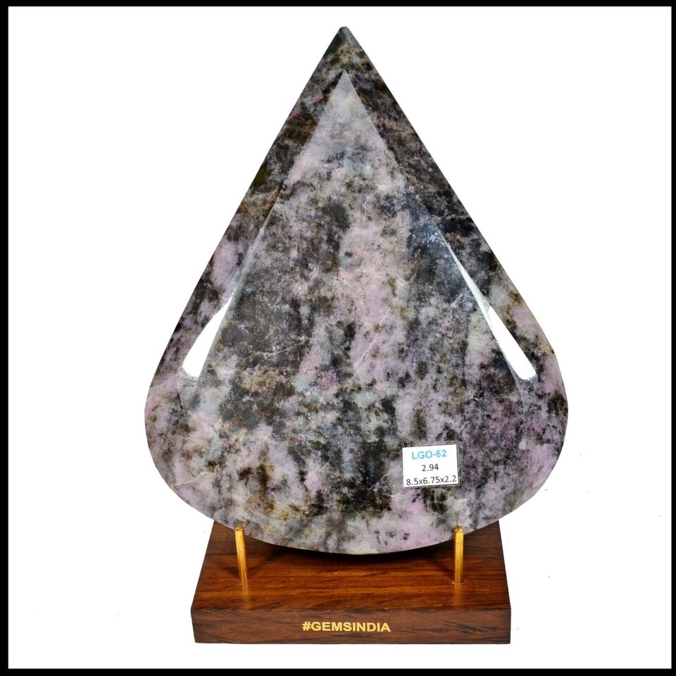 Untreated 2.1 Kilo Natural Ruby In Spinel Huge Rare Size Pear Cut Large Gemstone
