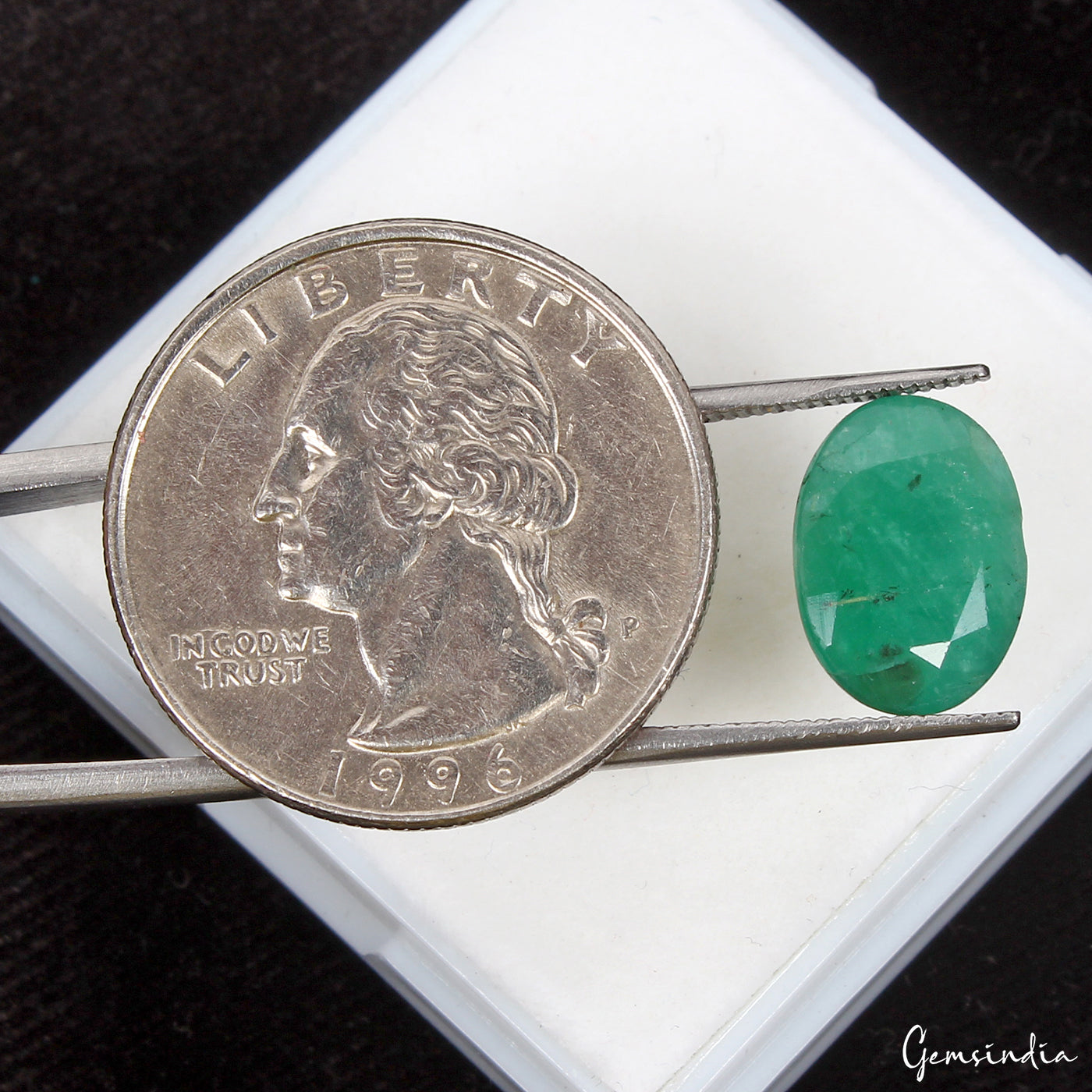 Zambian Huge Oval Cut Green Emerald 4.45 Cts Certified Natural Loose Gemstone