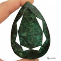 1060 Carat Natural Huge Green Emerald Earth-Mined Museum Size Pear Cut Gemstone