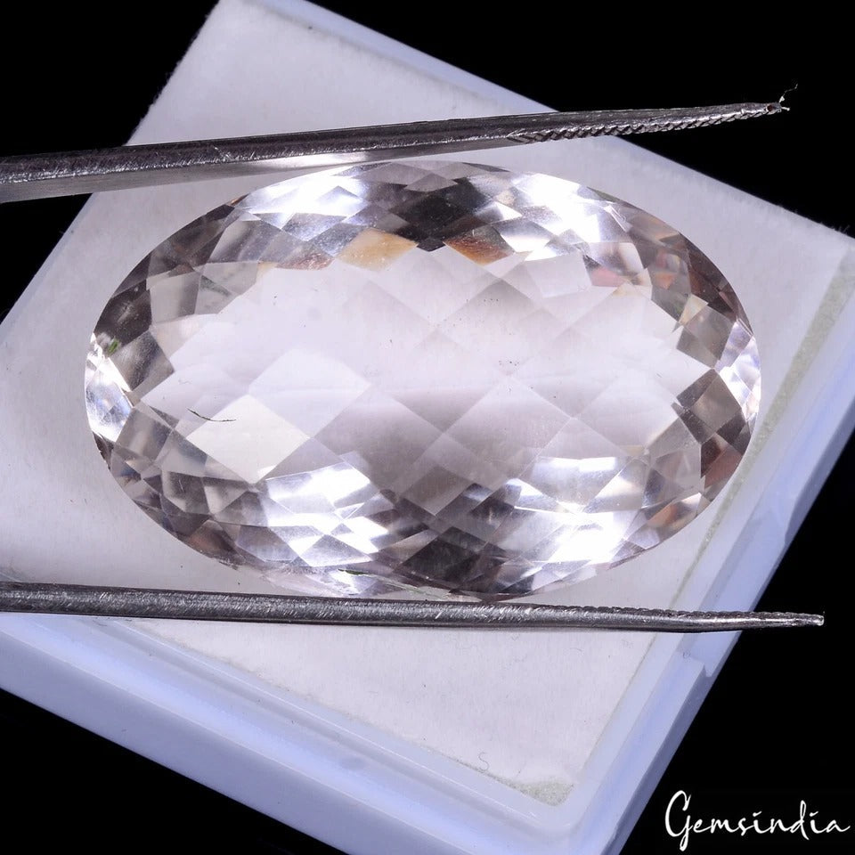 Certified 60.65 Ct Natural Untreated Lavender Color Amethyst Oval Gem For Ring