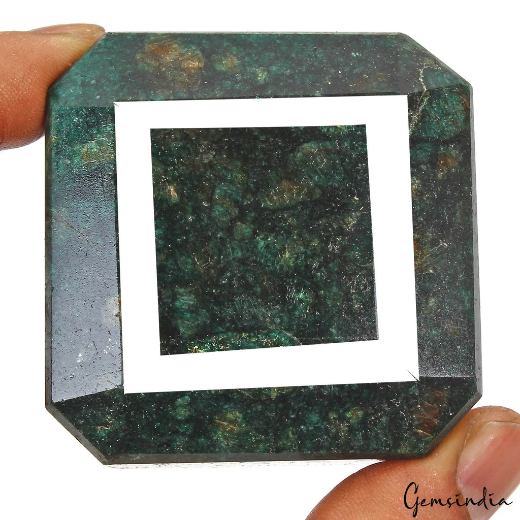Certified 1060 Cts Natural Brazilian Green Emerald Octagon Cut Loose Huge Gem
