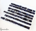 720 Ct/75 Pcs Natural Blue Sapphire Baguette Cut Loose Gemstones Lot For Jewelry