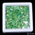 19.50 Ct/225 Pcs Natural Untreated Colombian Green Emerald Round Cut Loose Gems