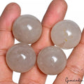 4 Pcs/23-24mm Natural Quartz Sphere Healing Crystal Polished Gemstone Ball Reiki