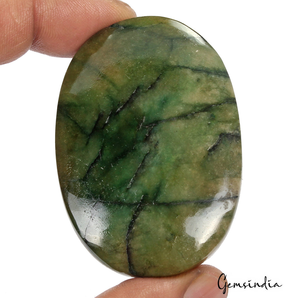 430 Ct Natural Zambian Green Emerald Oval Cab Huge Size Loose Earth Mined Gem