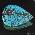 370 Ct Natural Blue Spiderweb USA Arizona Turquoise Pear Cab Loose Huge Size Gem