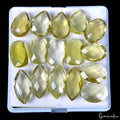 Citrine Lot, Loose Gemstone, Untreated — 16 Pieces, 15mm to 20mm, 96.00 Ct