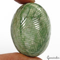 Emerald Carving, Green — 53 x 40 x 25mm, 380 Ct, Brazil