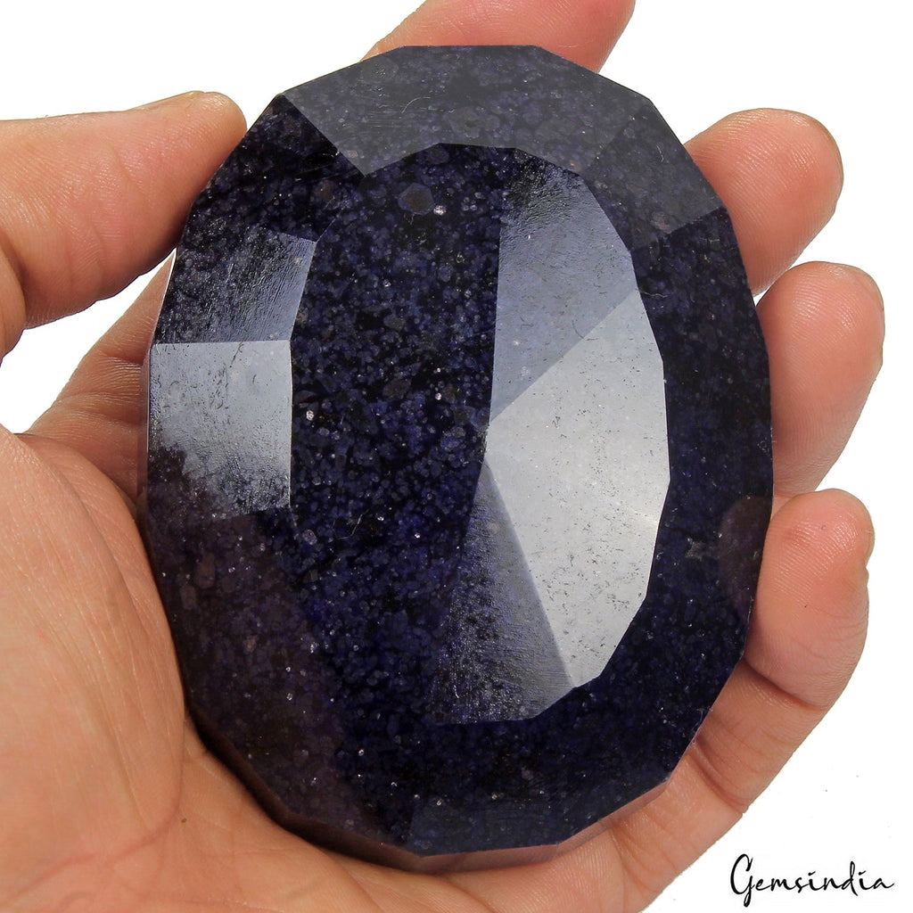1780 Cts Natural Blue Sapphire Oval Faceted Museum Size Huge Madagascar Gemstone