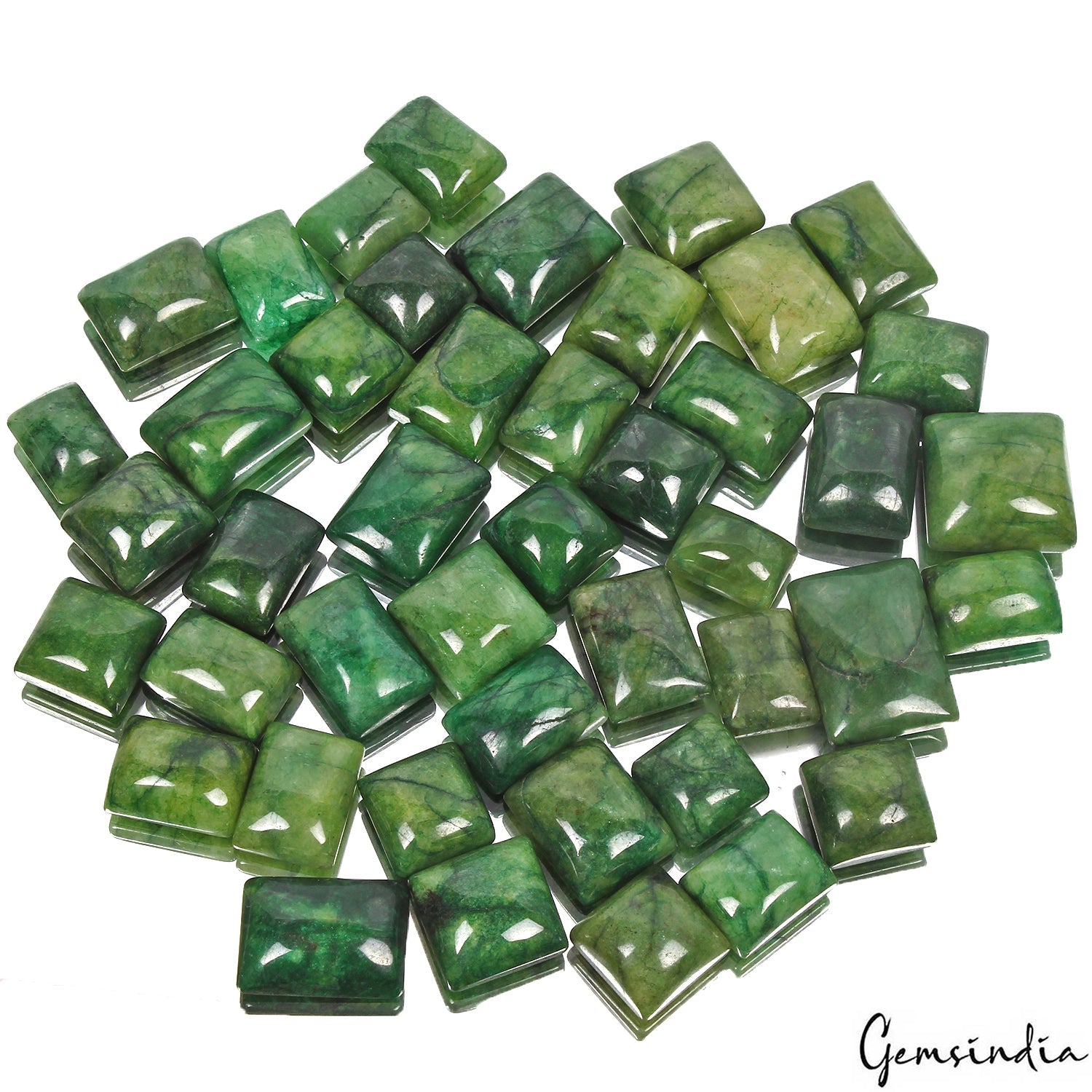 960 Ct/44 Pcs Natural Dark Green Emerald Baguette Cut Loose Gems Lot For Jewelry
