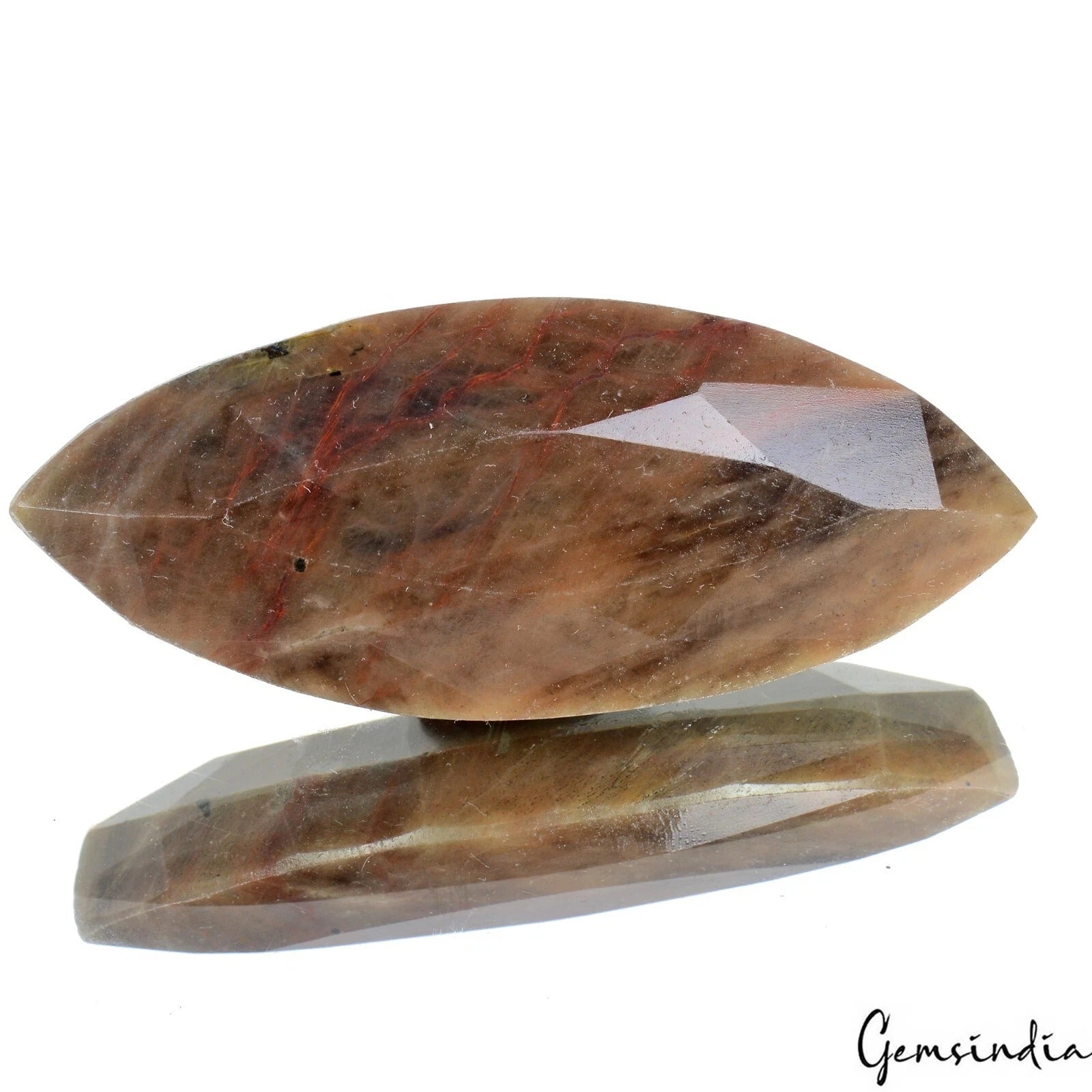 Certified 330 Ct Natural Untreated Golden Brown Sapphire Marquise Cut Loose Gem