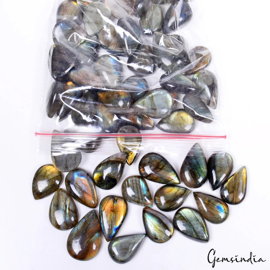 920 Ct Natural Labradorite Mix Cab Untreated Loose Gems Lot 56 Pc For Jewelry