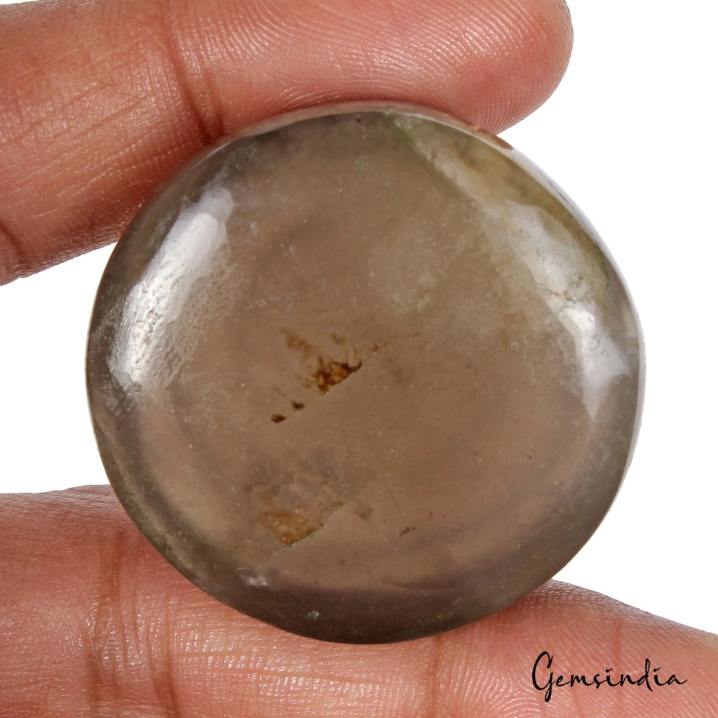 Smoky Quartz Carving, Untreated — 40 x 40 x 20 mm, 218.45 Ct
