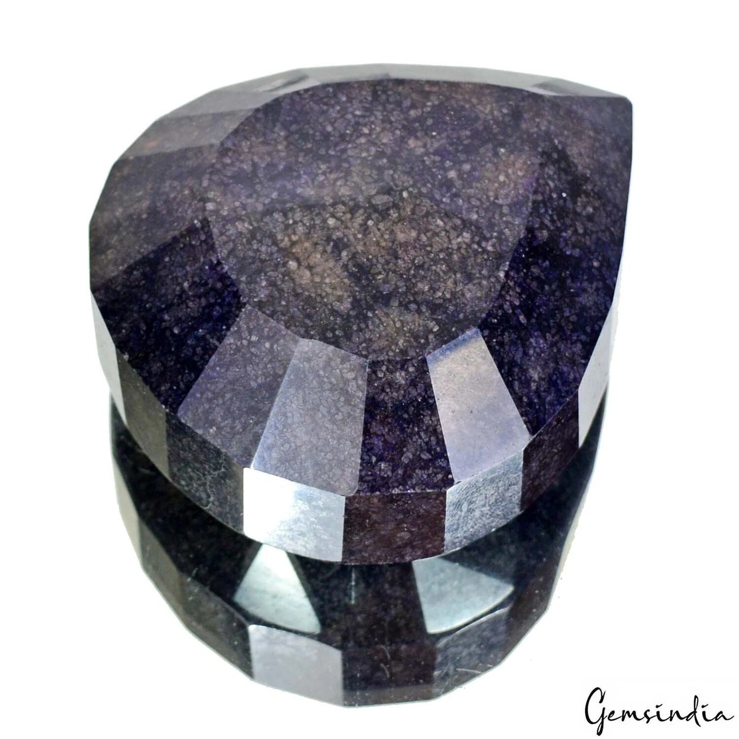 Huge 2870 Ct Blue Natural Sapphire Pear Cut Faceted Earth Mined Loose Gemstone