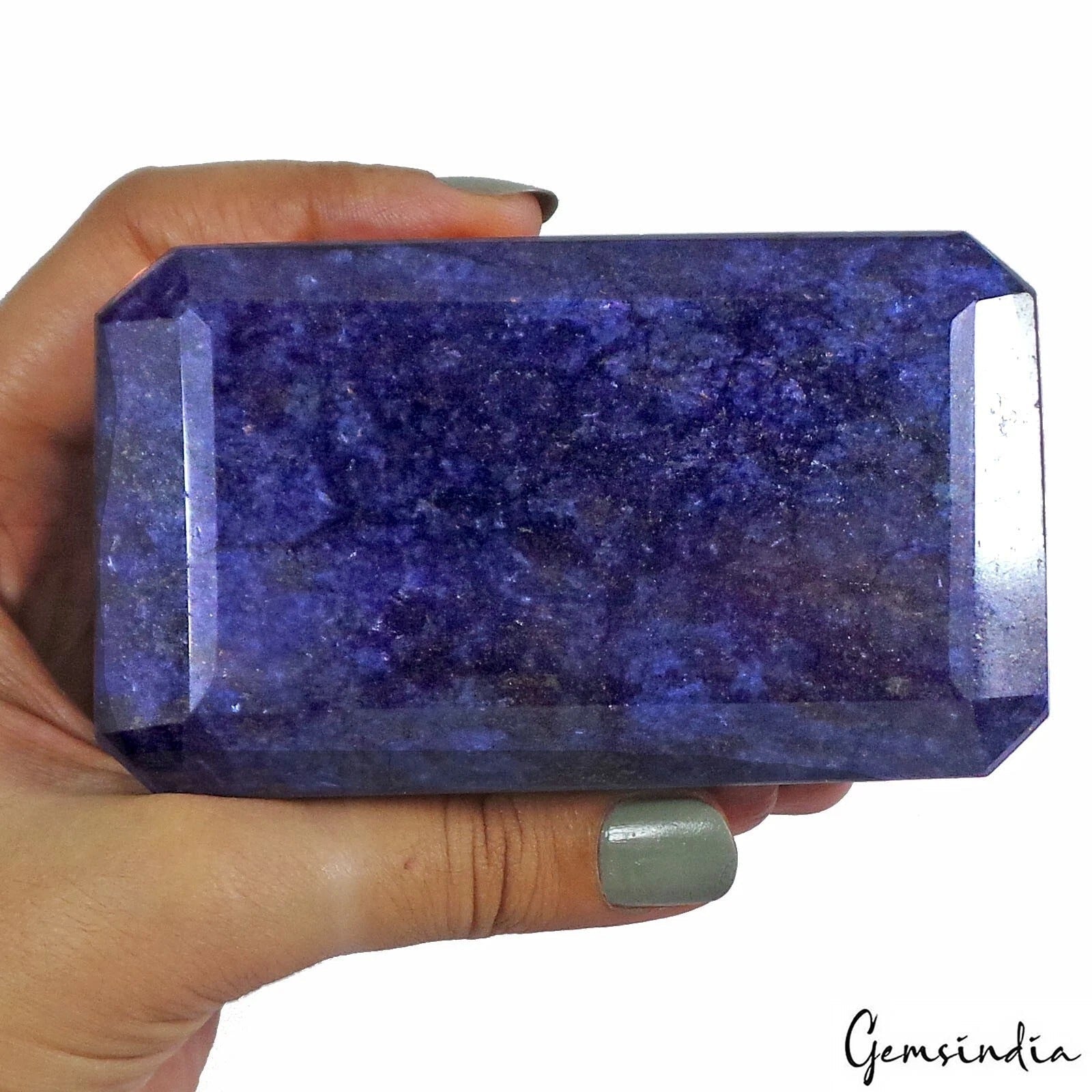 Museum Size 3700 Ct Natural Blue Sapphire Octagon Cut Loose Earth mined Huge Gem