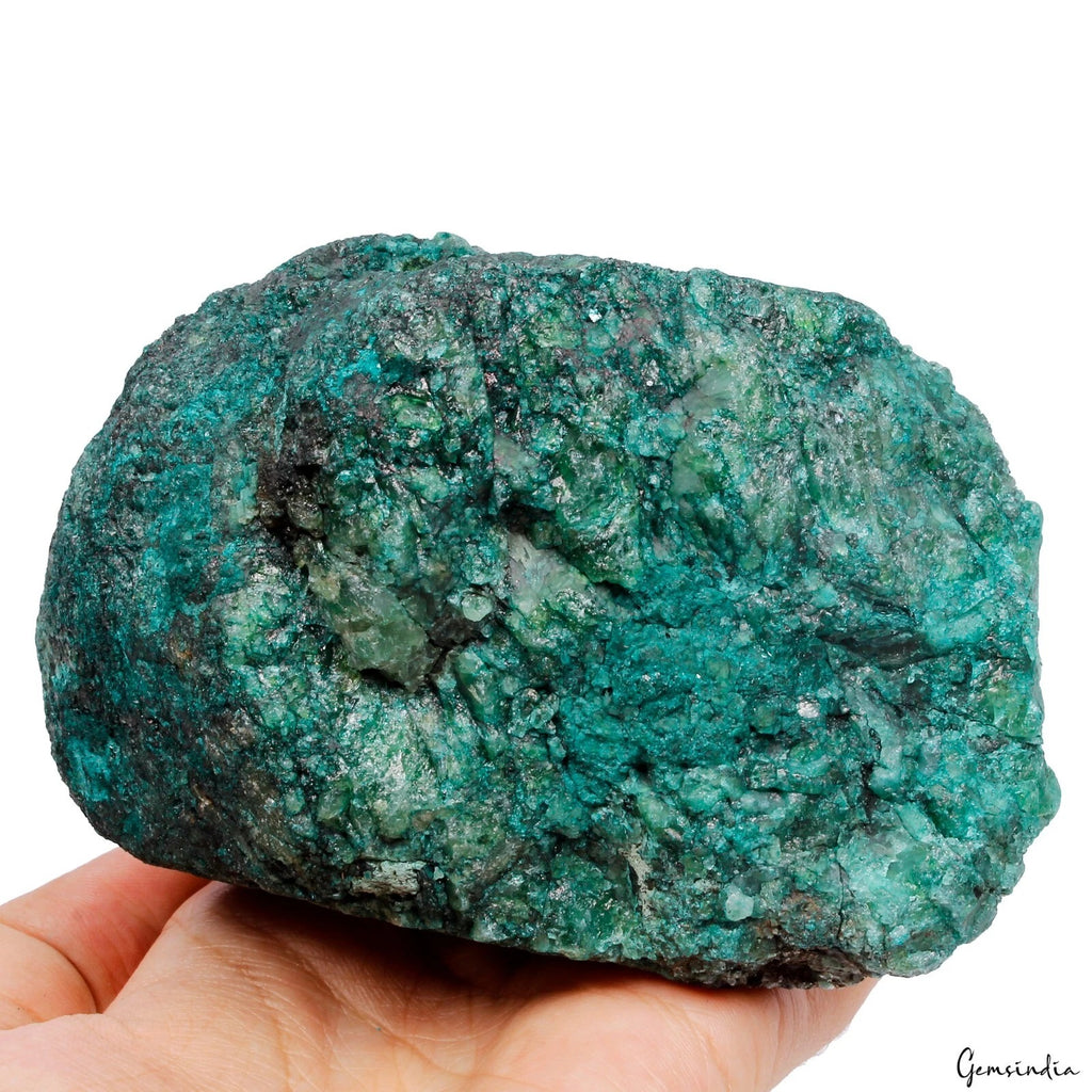 Emerald Rough Specimen, Color Enhanced, Green — 88x78x70 mm, 3700 Ct