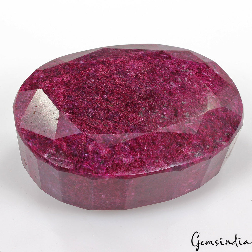 1600 Cts Natural Pink Red Ruby Oval Cut Loose Earth mined Museum Grade Gemstone