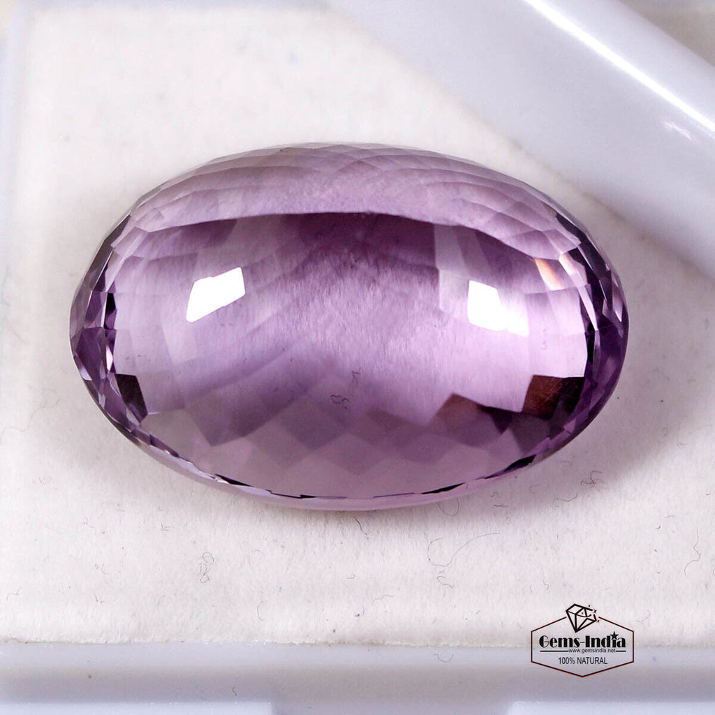 Amethyst Loose Gemstone, Untreated — 26x19x13 mm, 43.50 Ct, Brazil