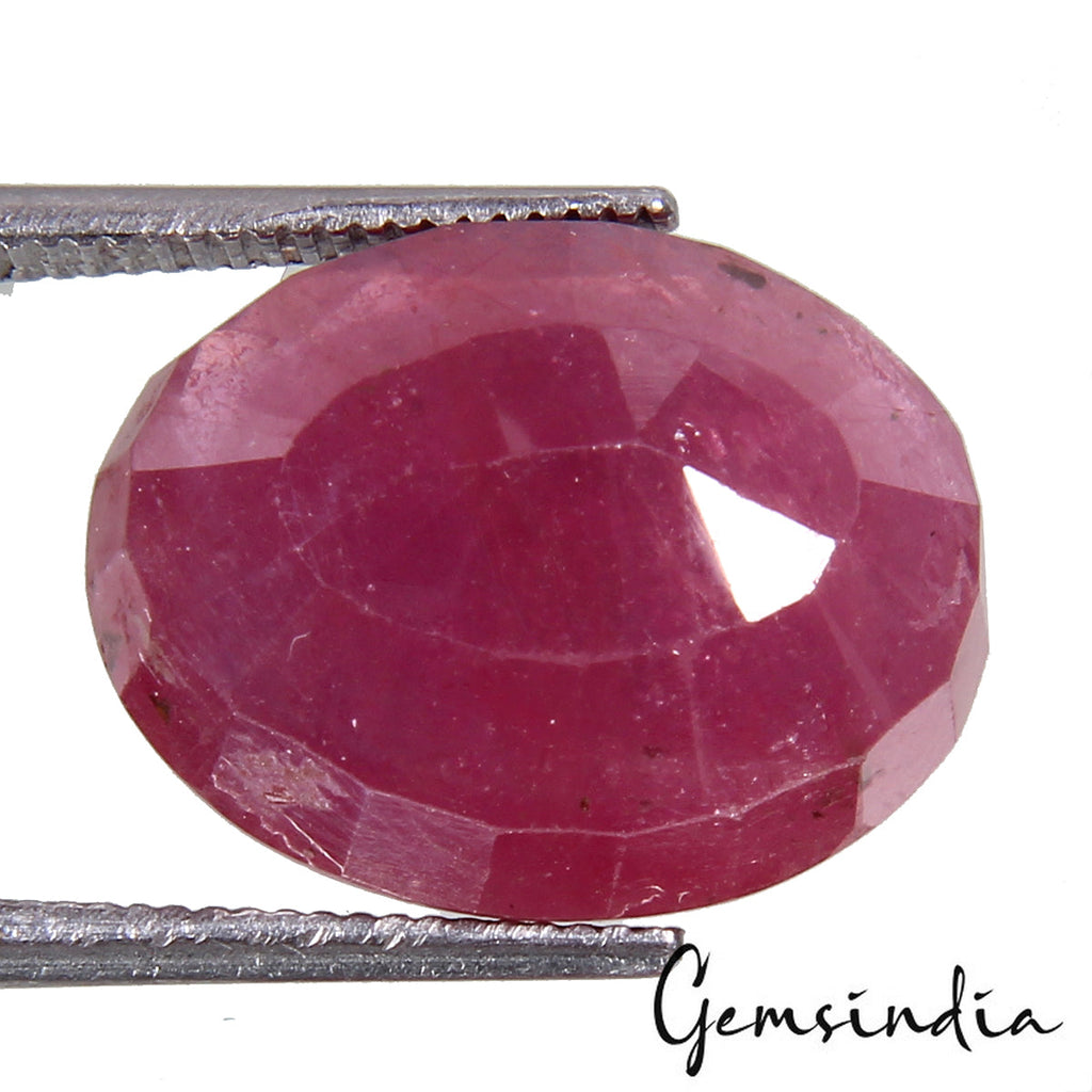 Red Ruby Size 12.40 Ct Oval Cut Natural Certified Best Quality Loose Gemstone