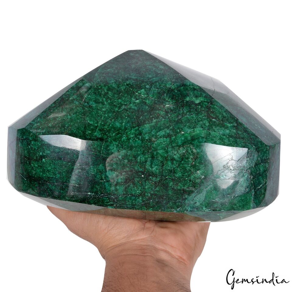 5.86 Kilo ~ Natural Green Large Emerald Earth Mined Oval Cut Huge AAA Grade Gem