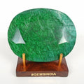 Emerald Loose Gemstone, Oval Faceted, Color Enhanced — 101 x 80 x 30mm, 2170 Ct, Brazil