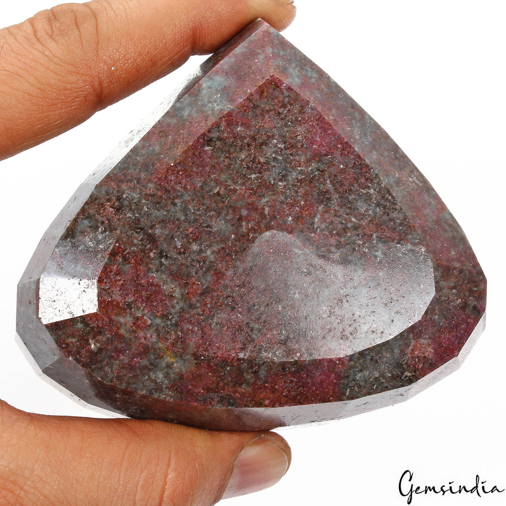 Museum Size 3260 Cts Natural Untreated Bi Color Ruby Kyanite Pear Huge Loose Gem