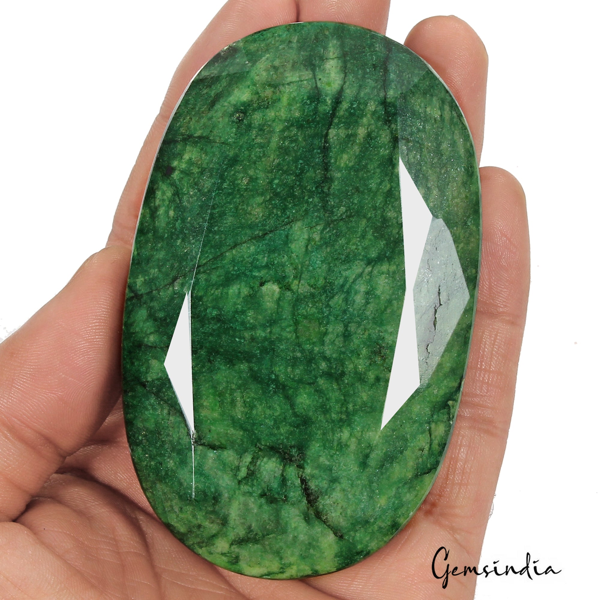 1300 Cts Natural Green Emerald Oval Cut Huge Earth Mined Museum Size Gemstone