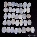Certified 440 Cts/36 Pcs Natural Silky Moonstone Mix Cab Loose Gems For Jewelry